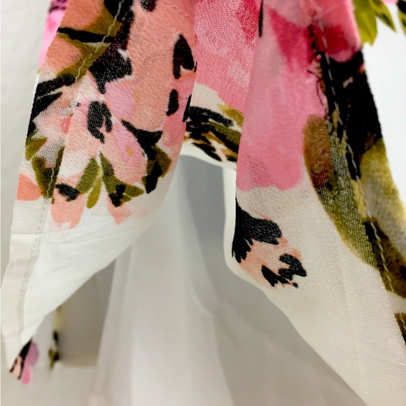 NWT Dynamite Floral White Casual / Semi Formal Summer Dress - Picture 11 of 12